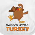 thumbnail image 4 of Inktastic Daddy's Little Turkey Boys or Girls Baby Bib, 4 of 4