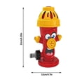thumbnail image 3 of Water Spray Sprinkler, Summer Children's Outdoor Lawn Water Blasts Toy, Rotating Water Spray Fire Hydrant Design For Kids, Water Spray Toy For Lawn Play, 3 of 5