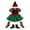 Green, variant on Girls Christmas Elf 4-Piece Tutu Set Velvet Tulle Dress with Hat Striped Socks Elf Shoe Covers Festive Holiday Outfit for Kids Carnival Party Dress Up(Green,7-8 Years)