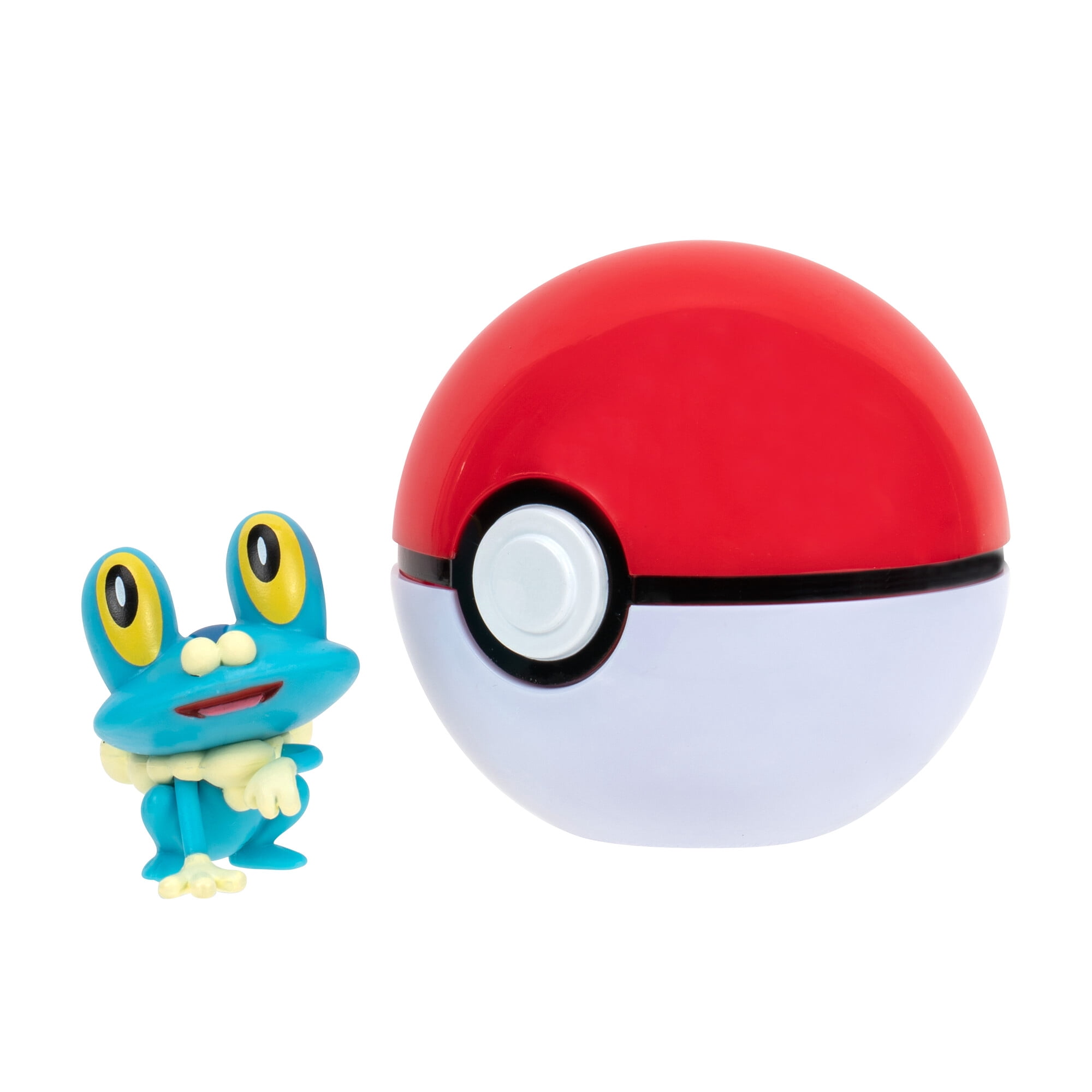 Pokemon Clip ‘N’ Go Froakie and Poke Ball - Includes 2 inch Battle Figure and Poke Ball Accessory