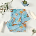 thumbnail image 6 of 3 Sizes of Towel Sets Including Bath Towel Hand Towel and Washcloth for Daily Use Little Mermaids and Seashells, 6 of 8