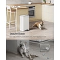thumbnail image 5 of 8-Gallon (30L) Stainless Steel Kitchen Trash Bin with Soft Close Lid, Inner Bucket & Non-Slip Pedal, Cloud White, 5 of 5