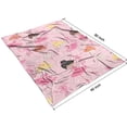 thumbnail image 4 of Ballet Princess Pattern Blanket,Comfortable Soft Lamb Wool Throw Blanket,All Season,Warm Lightweight Blankets for Sofa Bed Couch Living Room Chair,60"x80", 4 of 4