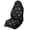Butterfly Water Splash Print, variant on POLERO Front Seat Cover Waterproof Microfiber, Compatible with Van Truck Seat, for Cars Trucks SUVs, Teal White Butterfly