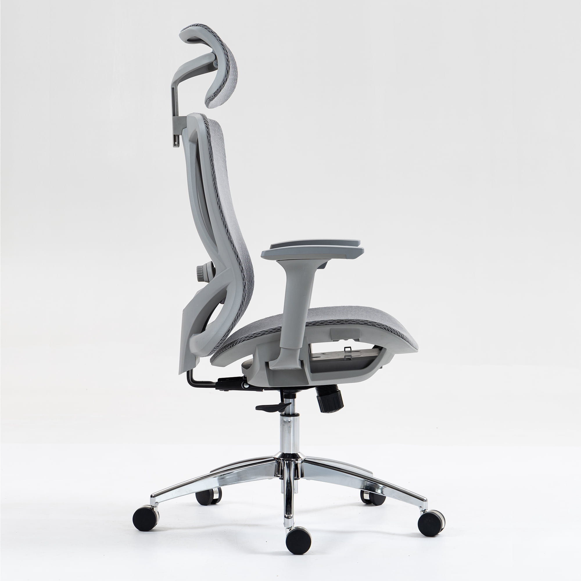 KOSSMAI Home Office High Back Ergonomic Swivel Mesh Computer Desk Chair with Flip-up Arms Grey