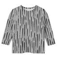thumbnail image 4 of Delliss Girls Sweaters 3/4 sleeve Crew Neck Pullover Jumper Cute Blouse Tops 3-12 Years, 4 of 5