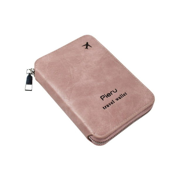 Cartera de viaje para mujer Yuyangstore bloqueo compacto Rosa