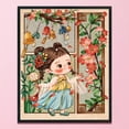 thumbnail image 3 of Hilo de bordar Full Eco-cotton 11CT Impreso Sakura Girl Punto de cruz (szx2381), 3 of 9