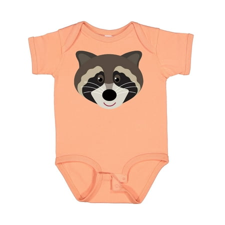 

Inktastic Raccoon Animal Face Gift Baby Boy or Baby Girl Bodysuit