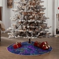 thumbnail image 4 of Daiia Turtles Drawing Merry Christmas Tree Skirt , Xmas Large Lace-up Tree Skirt, Santa Snowflakes Rustic Home Decorations New Year Party Farmhouse Decor-48", 4 of 6