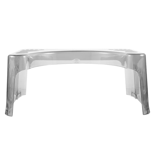 BRIGHTFUFU Potty Stool Plastic Light Grey Support for Squatting Position Simple Structure 1Pcs