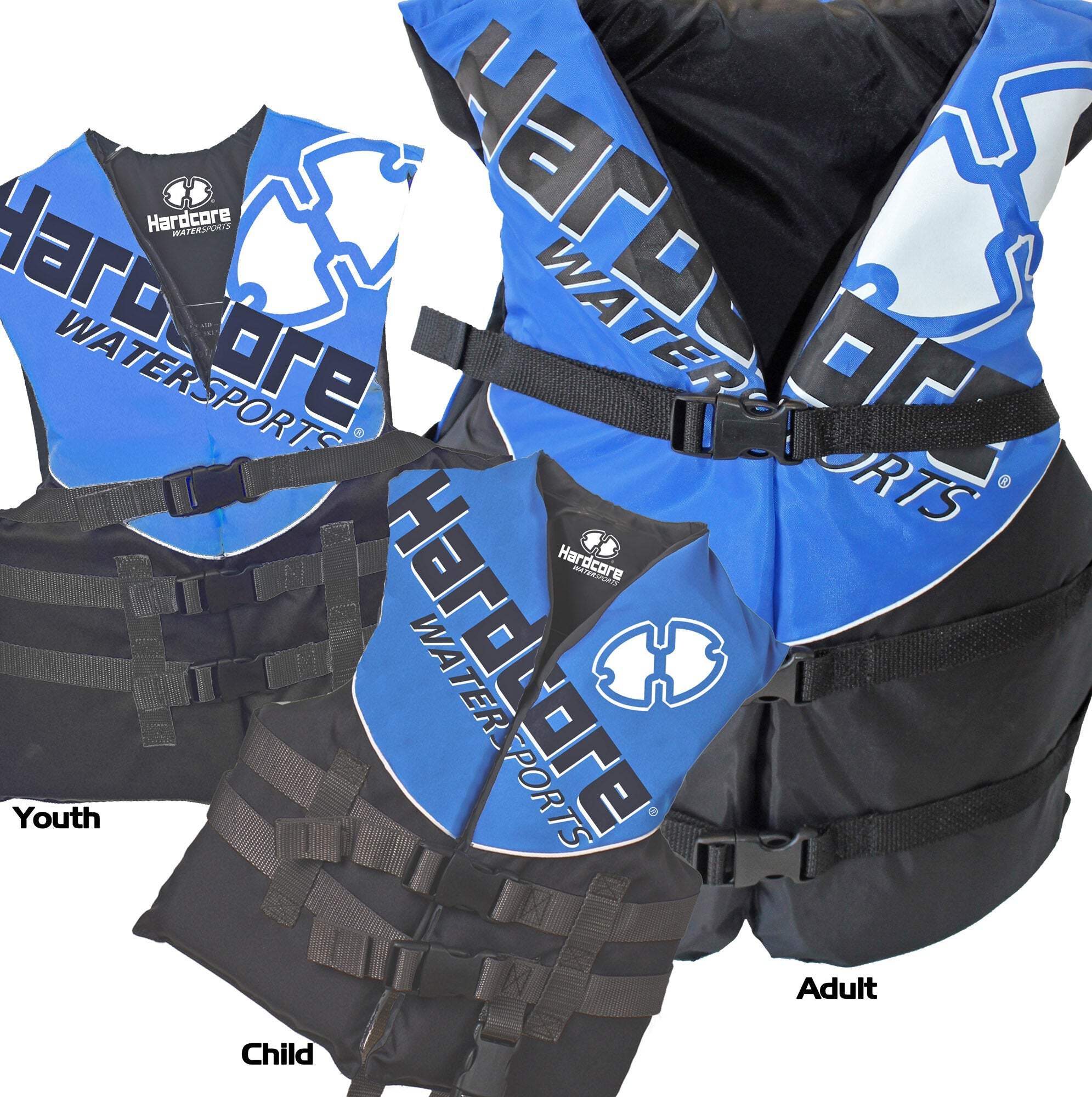 Hardcore Water Sports USCG Approved Life Jacket Vest photo 6