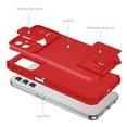 thumbnail image 3 of For Samsung Galaxy S24 5G Hybrid Hard PC & TPU Rubber Shockproof with Easy Viewing Kickstand & Covered Camera Protection Cover ,Xpm Phone Case [ Red ], 3 of 10