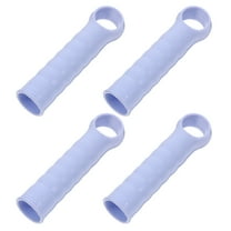 4 Pcs Mop Stick with Screw End Replacement Handle for Dustpan Blue