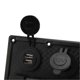 thumbnail image 3 of Panneau d'interrupteurs à bascule 4 positions, LED, étanche, double port de charge USB, 12-24 V CC 4,8 A, pour camping-cars, yachts, bleu, 3 of 4