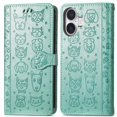 thumbnail image 4 of Funda Cartera FOXDOCK para iPhone 17 , Flip PU con Relieve de Gatos y Perros, Tarjetero y Soporte, 4 of 6