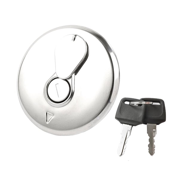 Yammee Motorcycle Modification Accessories for GN125 GN125H Replacement Motorbike Gas Lid Fuel Tank Cover with Keys Waterproof