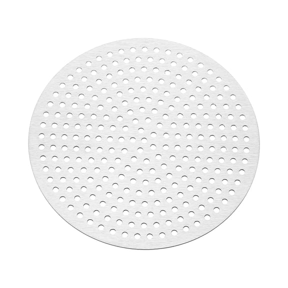 Uxcell 1 Pcs Stainless Steel Floor Drain Cover, 4.7 Inches Shower Hair Catcher Drain Grate for Furniture Repair Bathroom Kitchen, Silver Tone(Round)