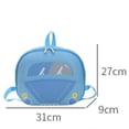 thumbnail image 4 of CUZIBR Toddler Boys Backpack Cute 3D Cartoon Car Shape Double Zippers Top Carry Handle Lightweight Mini Daypack Preschool Kids School Bag, 4 of 4