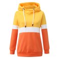 thumbnail image 7 of Women's Color Matching Pullover Hoodies Sweatshirt Pullover Turtleneck Tops Athletic Womens Sweatshirt Snap Hoodie Thick Womens Hoodies Pullover Womens Sweatshirt Jacket Color Hoodie for Women Women, 7 of 7