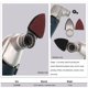 thumbnail image 3 of 2 almohadillas de lijado pequeñas UNFSP de 52 mm x 38 mm para Bosch Fein (no StarLock), Makita, Milwaukee, Einhell, Hitachi, Parkside, Ryobi, Worx, Workzone, accesorios para, 3 of 5