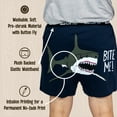 thumbnail image 5 of LazyOne Funny Animal Boxers, Novelty Boxer Shorts, Humorous Underwear, Gag Gifts for Men, Ocean, Sea (Bite Me!, Wide Awake Sharks, X-large), 5 of 7