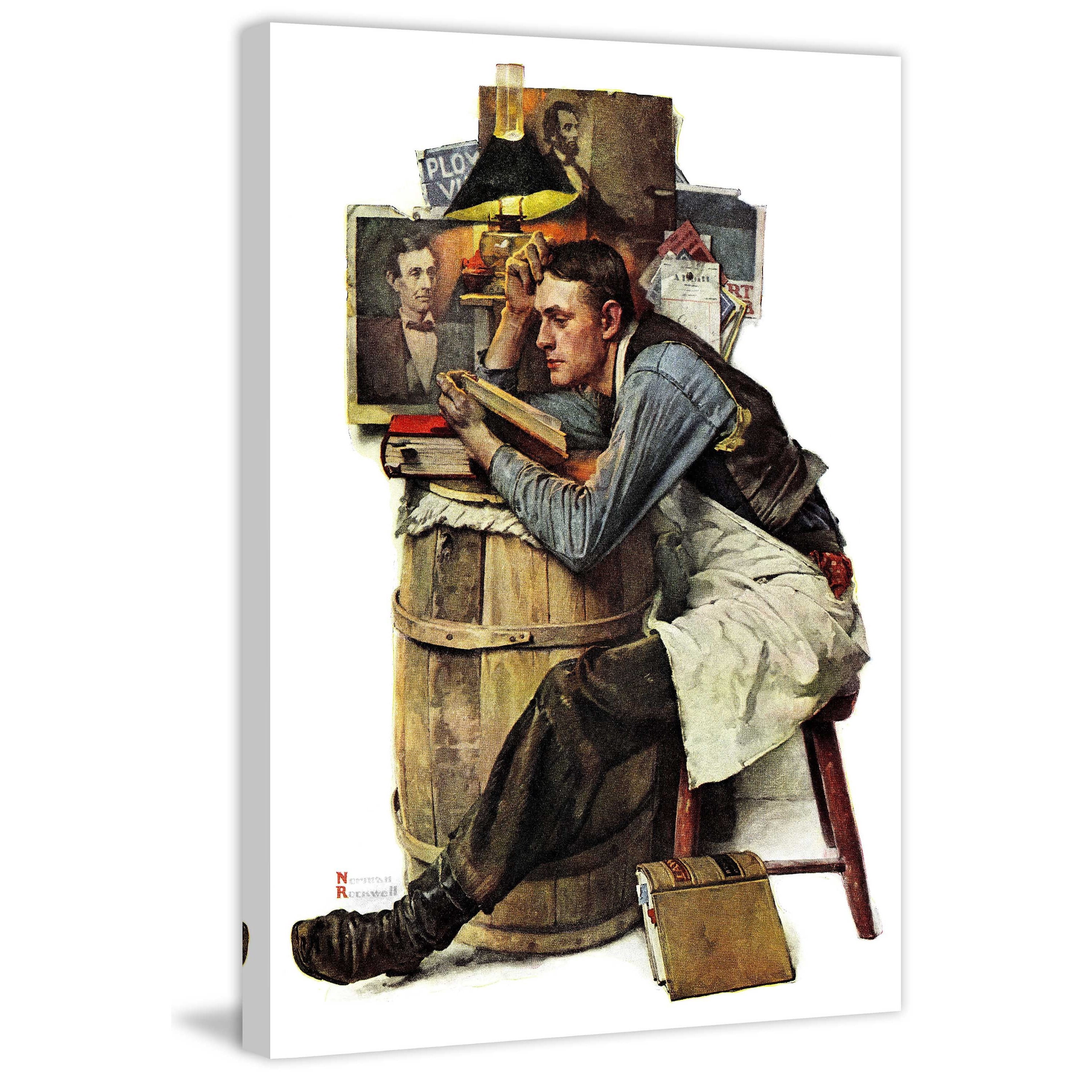 Marmont Hill "Law Student" by Norman Rockwell Painting Print on Canvas