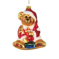 Boyds Bears Resin S C Santa Glass Ornament - 1 Ornament 5 Inch, Glass - Christmas 391000