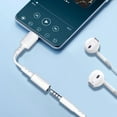 thumbnail image 4 of onn USB-C to 3.5mm Audio Jack Adapter, USB-IF Certified, White, 4 of 5