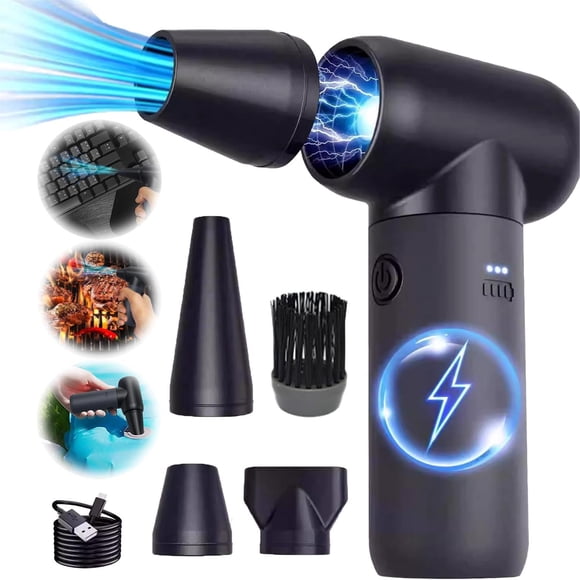 Plumero Aire Comprimido UTJCNVC 180000 RPM potente inalámbrico 9000 mAh para Automóvil hogar y limpi