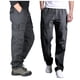 thumbnail image 1 of Pantalones largos de algodón para hombre, multibolsillos, cintura elástica, resistentes al desgaste, pantalones largos para hombre, 1 of 6