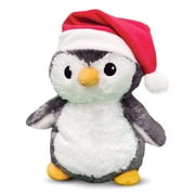 Intelex Stuffed Animal & Plush Toy, Warmies Santa Penguin, 8" x 9" x 5"