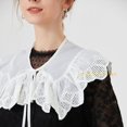 thumbnail image 7 of LoudSung Fake Collar Shawl Detachable Blouse False Collar Cape Collar Wrap Multiple Styles Top Elegant for Women Girls, 7 of 7