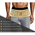 thumbnail image 2 of Vriksasana Sacroiliac Hip Belt for Women and Men That Alleviate Sciatic, Pelvic, Lower Back and Leg Pain, Stabilize SI Joint | Trochanter Belt | Anti-Slip and Pilling-Resistant (Nude, Plus), 2 of 3