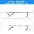 thumbnail image 6 of Tandem Shower Head for Couples with Handheld Filter, Dual Shower Head System Featuring 7 Spray Settings and 360°Rotating Overhead Modes, 6 of 8