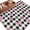 Black, variant on Valentine's Day Area Rugs 5'x7', Washable Small Throw Rugs for Laundry Room Playroom, Spring Roses Pink Bows Black White Plaid Indoor Outdoor Rug Non-Slip Low Pile Carpet Runner Reversible Floor Mats