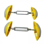 fenteer 5x2x Shoe Tree Adjustable Length Lightweight Practical Portable Shoe Stretcher yellow