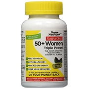 SuperNutrition SimplyOne 50 Plus Women Triple Power Multivitamin Tablets, 90 Ct