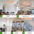 thumbnail image 6 of Peach Fuzz Magnetic Fluorescent Light Covers for Ceiling Lights 2 x 4 Feet, Modern Pure Peach Fuzz Office Classroom Kitchen Drop Ceiling Light Covers Lighting Filters Shade Panel 2 Packs, 6 of 9