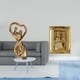 thumbnail image 2 of Estatua de pareja,Figura de pareja,arte moderno,artesanía,regalo de boda,Escultura de pareja para decoración de San Valentín,Marco de fotos,Soporte para marco de fotos de resina,colgador de, 2 of 8
