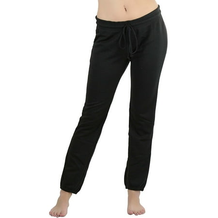 ToBeInStyle Women's Drawstring Waistband Long Soft (Best Place To Get Sweatpants)