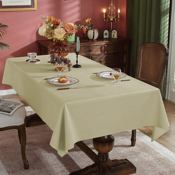 Kadlawus Picnic Tablecloth for Outdoor, PU Material Rectangular Party Cloth, Waterproof Dinner Decoration for Picnic, Party, Holiday