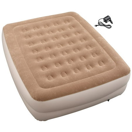Sharing is Nice Product - Ivation Air Mattress (Twin), Inflatable Blow Up Mattress Air Bed, w/28 Dual AirBed Coils - FirmaCoil Technology, 20 Inch Height w/Built-in Electric Pump, Best .
