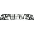 thumbnail image 2 of For 14-16 Grand Cherokee 3-Piece Set Front Grill Grille Assembly Louvered Insert, 2 of 5