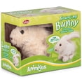thumbnail image 2 of Tobar: Animigos Bouncing Bunny Rabbit - White - Cuddly Animated Plush Pet, Hops-Wiggles-Snuffles Its Nose, Fun Interactive Toy, Toddlers & Kids 18Mo+, 2 of 8