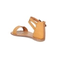 thumbnail image 3 of New Women Qupid Athena-1052 Open Toe Double Ankle Strap Belted Flat Sandal, 3 of 5