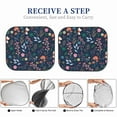 thumbnail image 6 of Disketp 2 Piece Colorful Flowers Pattern Windshield Sunshades,Folding Windshield Sun Shade For Car Suv Trucks Sedan,Blocks Uv Rays Sun Visor Protector-Small, 6 of 7