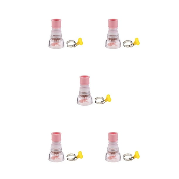Matsuzay Fregadero Grifo ajustable Aireador 3 modos Flexible Giratorio de 360 grados Grifo de agua Boquilla difusora 1 capa Piedra rosa Type2 NO2 Matsuzay CBP361637