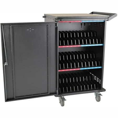 UPC: 0037332200488 | Tripp Lite 36-Port AC Charging Cart Storage Station for Chromebooks Laptops Tablets Black