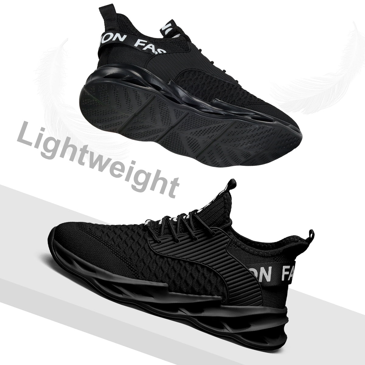 ZUTY Womens Training Running Shoes Breathable Non Slip Fashion Sneakers for Gym Workout Tennis Walking Sports Black 8